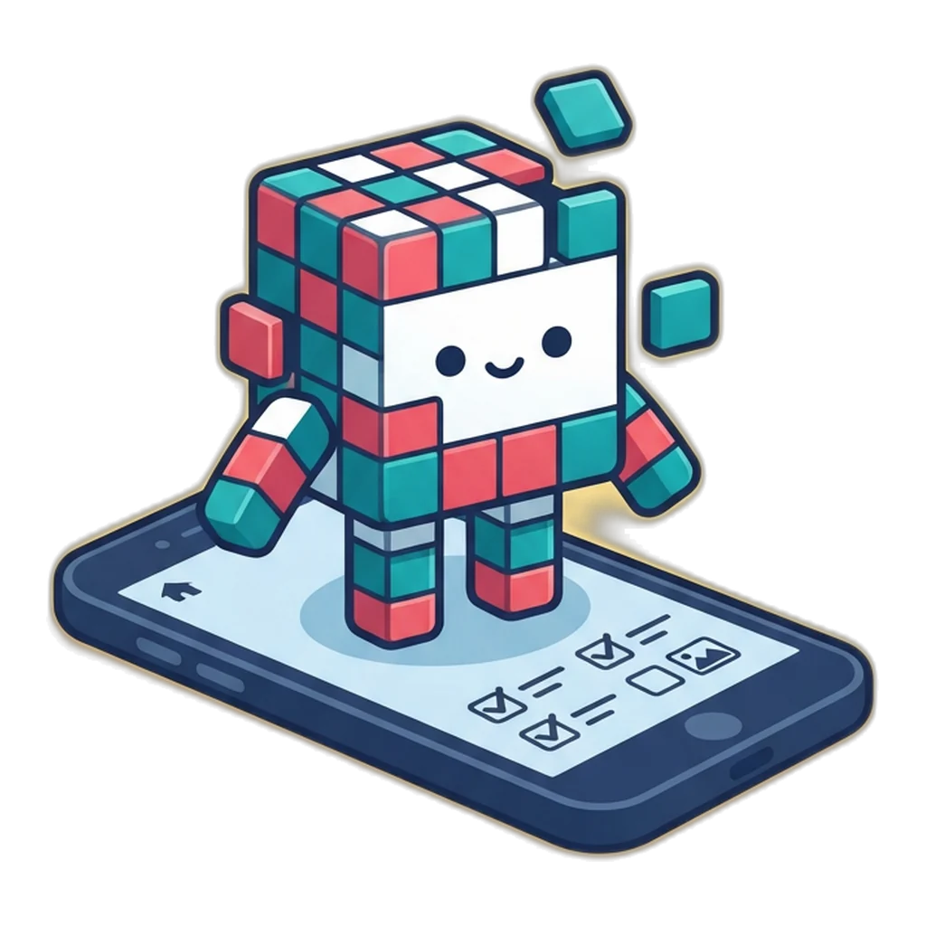 Pixel the tile cube beside a short permissions list with only the gallery item ticked