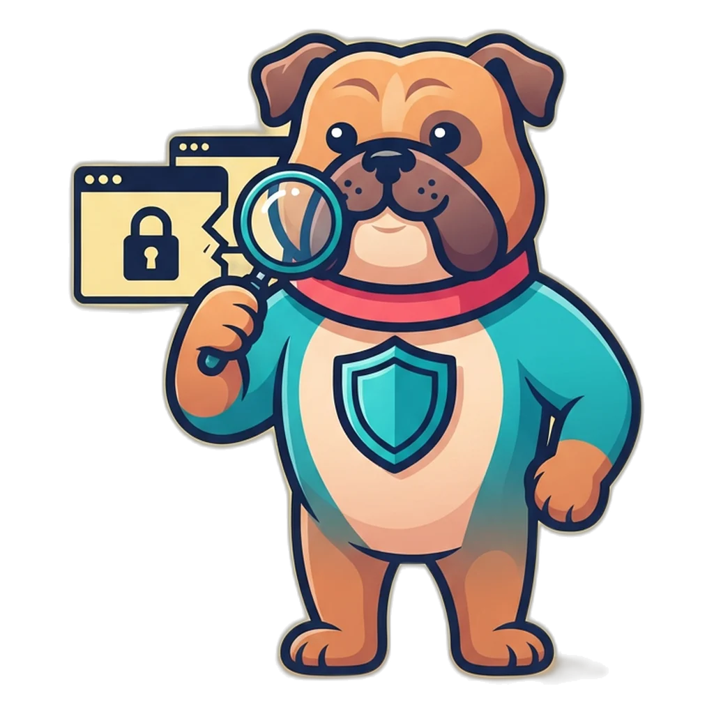 Guard the shield bulldog compares real and torn browser windows, 6E Club real or fake